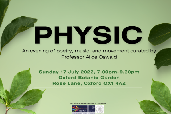 an evening of poetry music and movement curated by professor alice oswald1