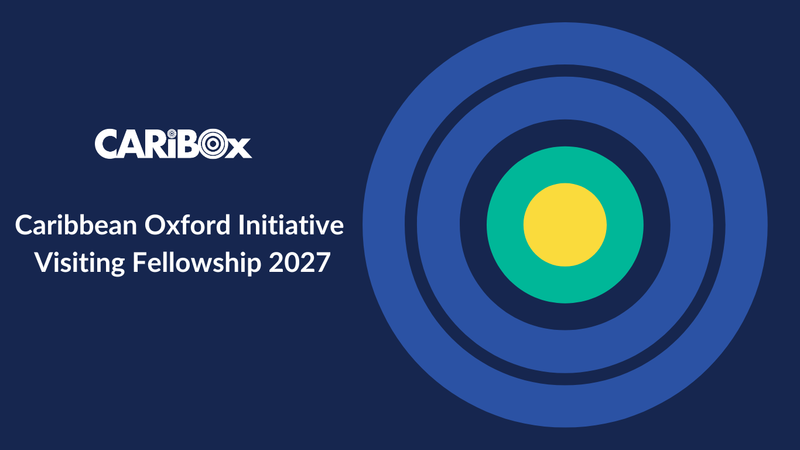 CaribOx circle logo and title of fellowship opportunity
