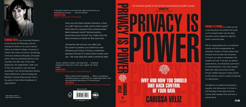 thumbnail privacy is power book cover - Clarissa Veliz