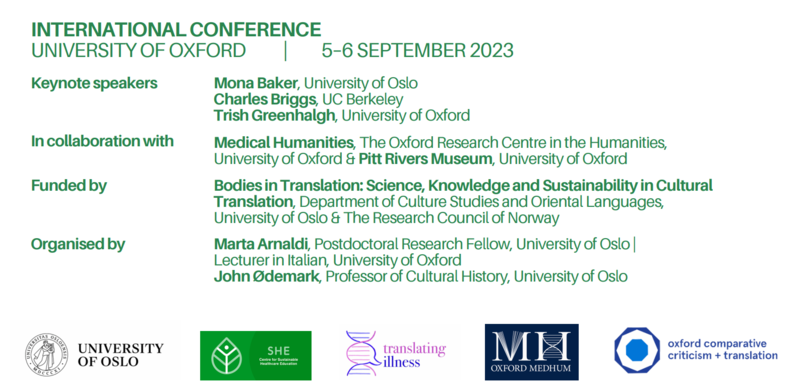 translation and medical humanities conference
