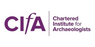 Chartered Institute for Archaeologists Logo: the acronym CIfA in purple capital letters. The 'f' in small and italics.
