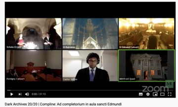 Screenshot of 6 views on virtual meeting platform