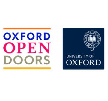 open doors logo, oxford university logo