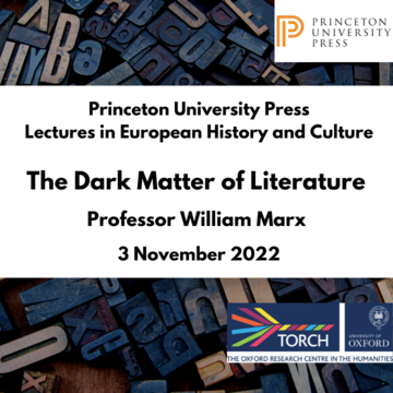 Princeton University Press Lecture Series, 3rd November, 2022
