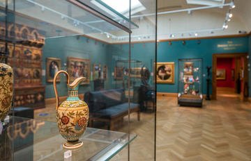 The Pre-Raphaelites gallery at the Ashmolean Museum