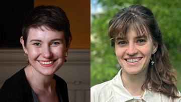 Dr Brady (left) and Martyna Zielinska (right)