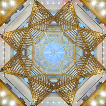 4 view of the dome in the great hall stephen a schwarzman centre for the humanities small photograph c hufton crow