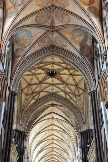 Vaulting in Salisbury Cathedral