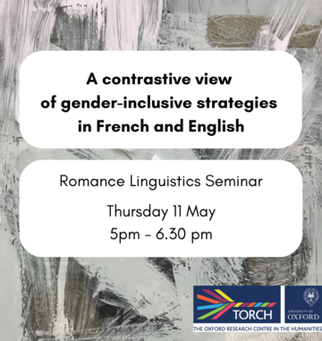 A contrastive view of gender inclusive strategies in French and English