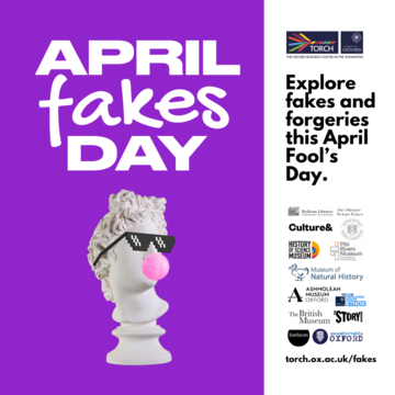 Poster for April Fakes Day event