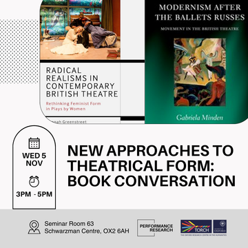 prh events new approaches to theatrical form