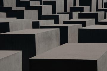 texture of the memorial to the murdered jews of europe