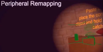 3D brown sphere with neon writing over the top