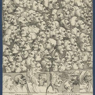 542px characters and caricaturas by william hogarth