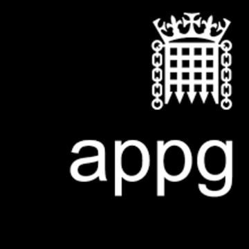appg logo displaying a dawing of a crowned portcullis with chaines on the side