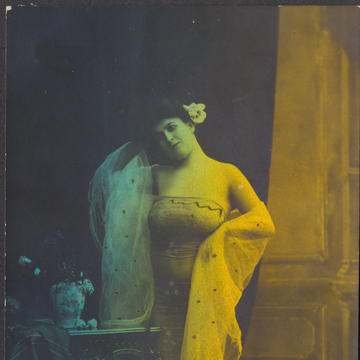 Portrait of a woman from the Belle Epoque