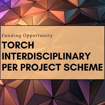 Geometric pattern in different shades of colour with orange box over the top