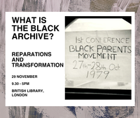 What is the Black Archive: Reparations and Transformation