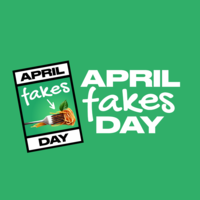 Poster for April Fakes Day event