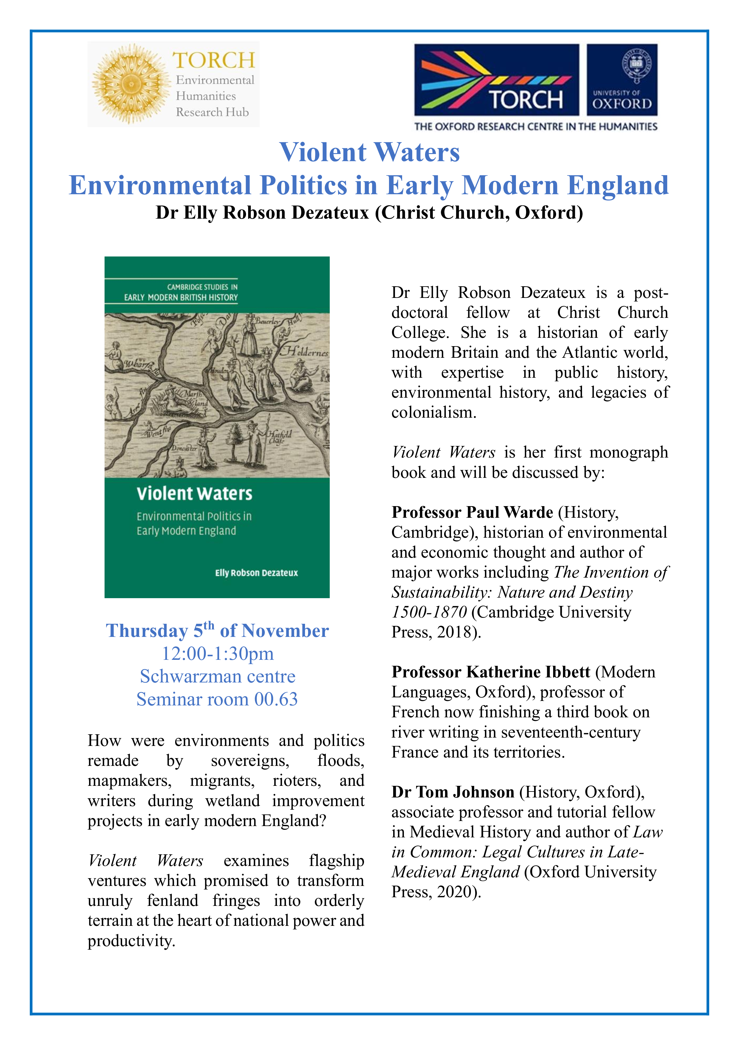 elly robson dezateux book launch
